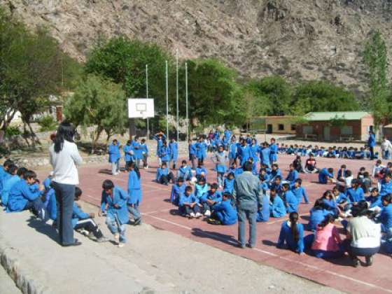 Simulacros de sismo en establecimientos del Valle Calchaquí