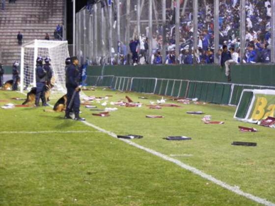 Repararon los daños en el estadio Martearena
