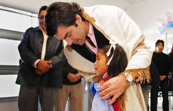 Urtubey habilitó un nuevo edificio para el nivel inicial en San Antonio de los Cobres