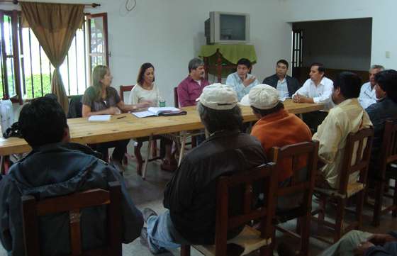 Funcionarios de la Secretaria de Nutrición y Alimentación se reunieron con caciques de comunidades wichi