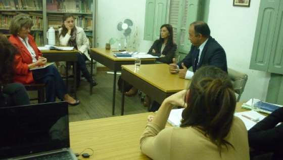 Reunión con equipos interdisciplinarios