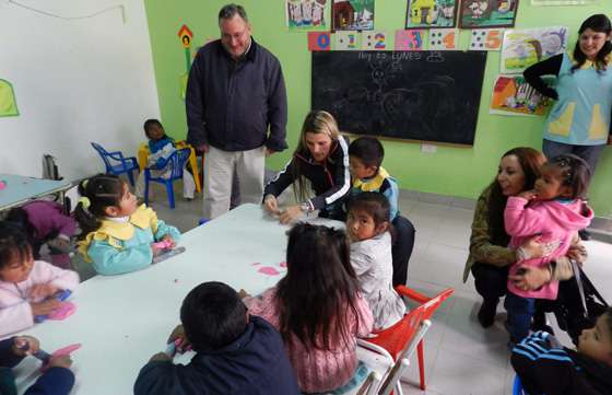 Supervisaron el trabajo del centro de desarrollo infantil de Campo Quijano