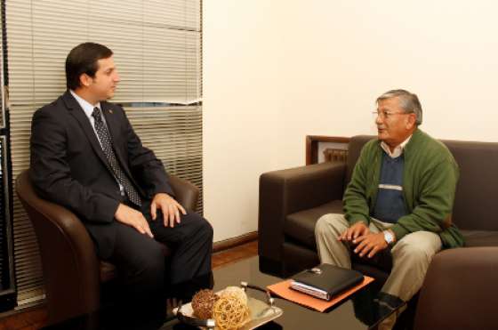 El ministro de Seguridad recibió al titular de UTM