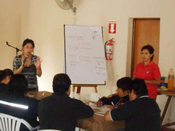 Defensa Civil capacitó a empleados de Aguaray