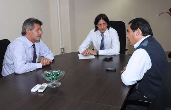 Reunión con los intendentes de Nazareno y La Candelaria