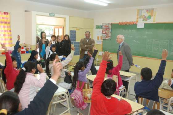 Representantes del Banco Mundial y de Nación visitaron escuelas rurales