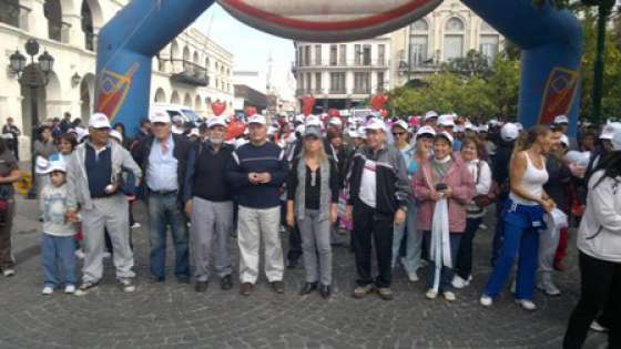 Se realizó la caminata “Salta movete, cuidá tu corazón”