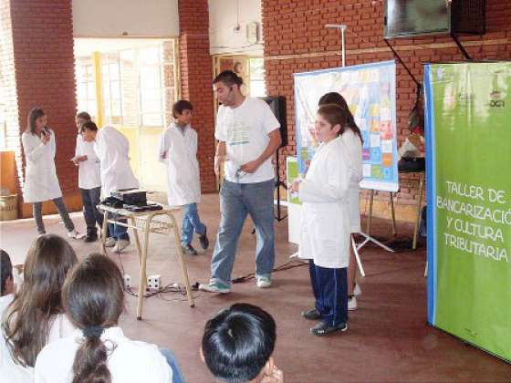 Más de 2400 alumnos de 5º y 6º grado participaron de los talleres de Cultura Tributaria