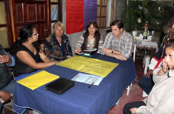 Sylvester se reunió con los consejos barriales de Leandro Alem y 2 de Abril