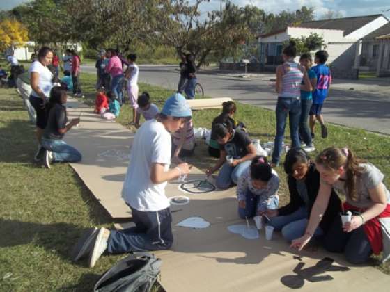 El Consejo Barrial de Seguridad de barrio Santa Ana I realizó una jornada recreativa