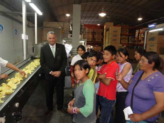 Alumnos de Santa Rosa de los Pastos Grandes conocieron el Parque Industrial