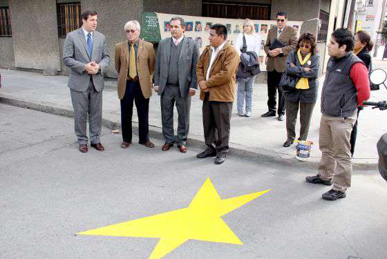 Sylvester participó en un acto por la seguridad vial