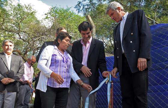 Familias del Paraje Virgen de la Peña cuentan con agua potable