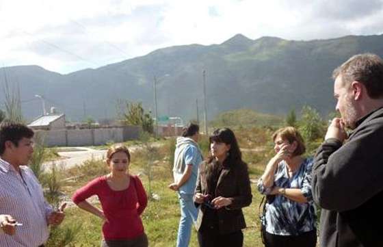 Inspeccionaron obras de infraestructura en barrio Solidaridad