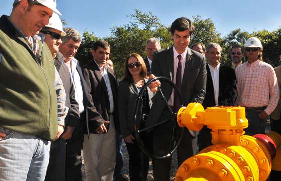 El Gobernador habilitó el Gasoducto Cobos Lagunilla