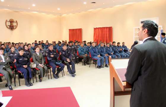 Capacitaron a los cadetes del Servicio Penitenciario