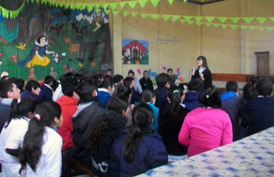 Seguridad dictó charlas de prevención sobre Violencia Escolar en La Candelaria