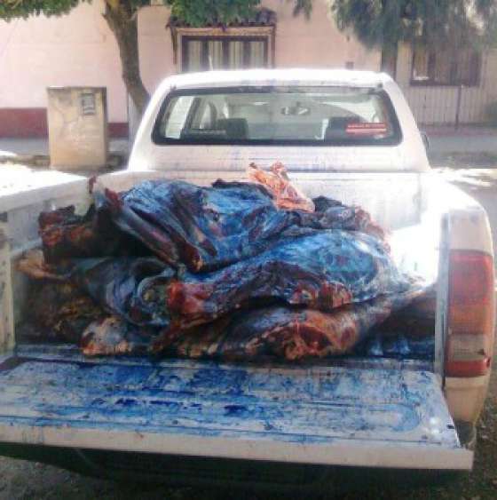 Se decomisó carne proveniente de faena clandestina