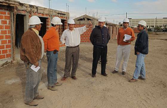 El IPV verificó obras de viviendas de la zona norte de la ciudad