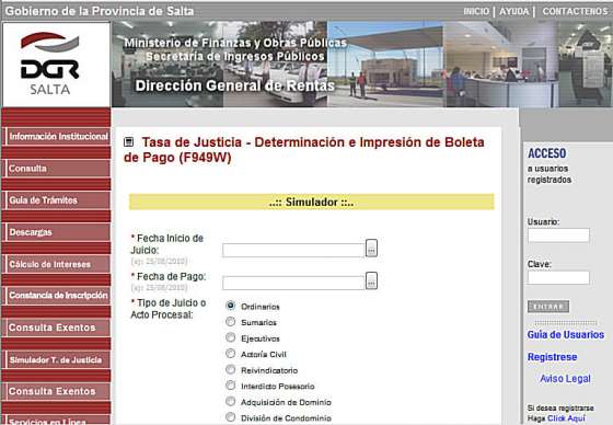La Dirección General de Rentas presentará su nueva Web
