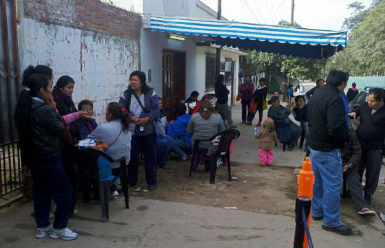 El móvil del Centro de Documentación Rápida trabajó en Salvador Mazza