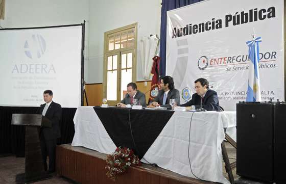 Se realizó la audiencia pública para revisar la tarifa de energía