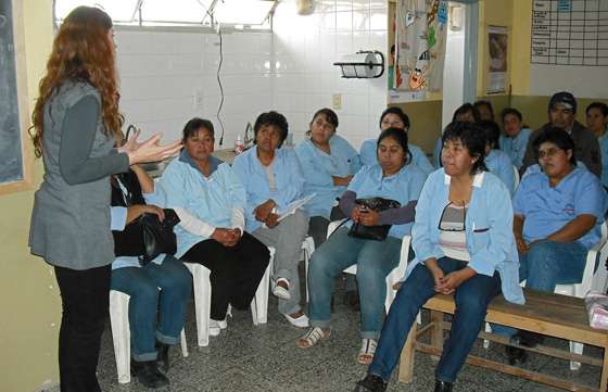 Agentes sanitarios de Colonia Santa Rosa se capacitaron sobre ludopatía