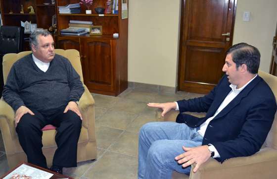 Sylvester analizó con el obispo Colombo temas de seguridad