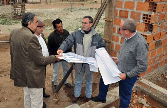 Se supervisó la construcción de la Escuela Agrotécnica de Dragones