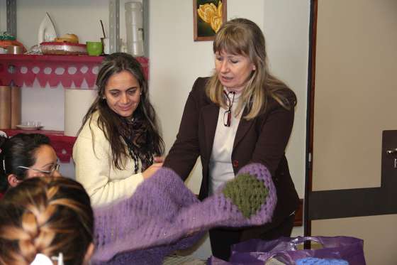 Entregaron prendas de abrigo en el Hospital Materno Infantil