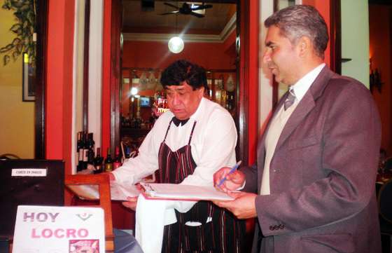 Entregaron actas informativas y de verificación en comercios gastronómicos