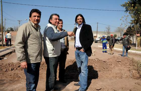 En municipios del sur provincial se mantiene el ritmo de la obra pública
