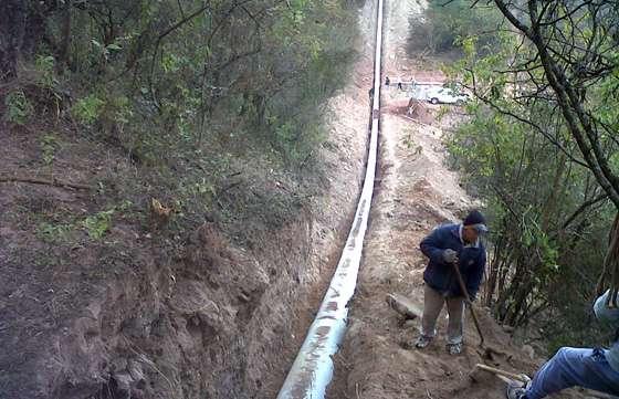 Finaliza la construcción de canal de riego en Chicoana