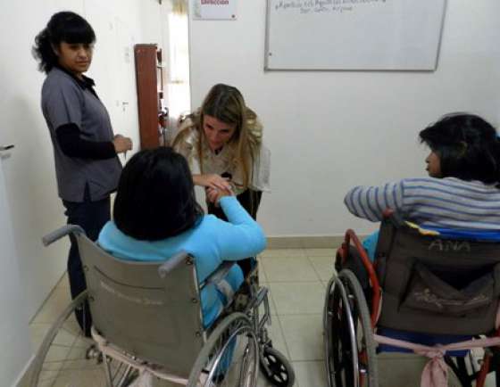 Visita a los niños alojados en el Hogar Divino Niño Jesús