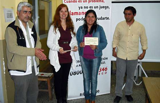 Enreja entregó certificados de capacitación a Agentes Sanitarios de Colonia Santa Rosa