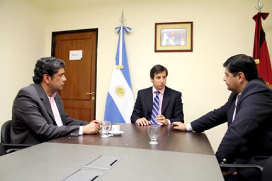 El Ministro de Seguridad recibió al Intendente de Coronel Moldes