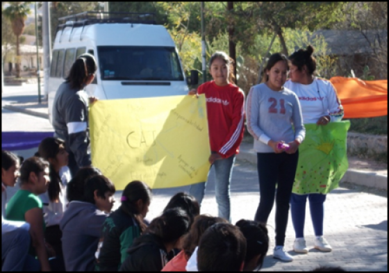 Jóvenes de los Valles Calchaquíes participaron en Angastaco de talleres educativos y culturales