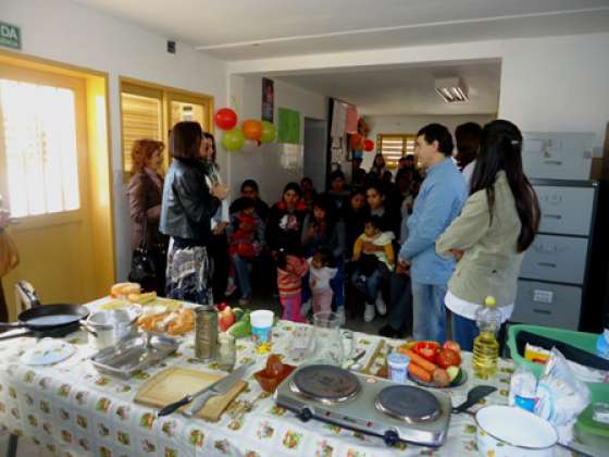 Difundieron hábitos de alimentación saludable en 17 de Octubre
