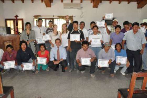 Aborígenes de tres comunidades fueron capacitados en oficios