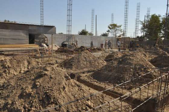 Se construye un nuevo edificio para la comisaria en Hipólito Yrigoyen