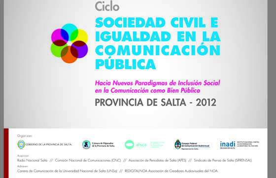 Ciclo de conferencias sobre sociedad civil, igualdad y comunicación pública