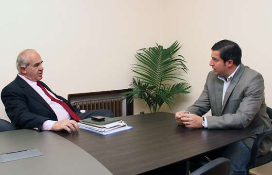 El ministro de Seguridad se reunió con el senador nacional Pérez Alsina