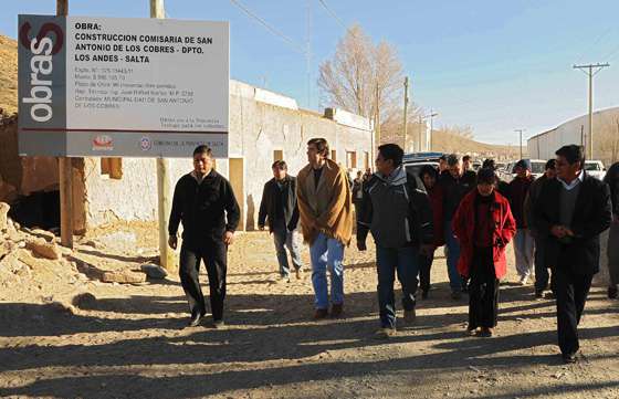 En San Antonio de los Cobres el Gobierno ejecuta obras de gran importancia social