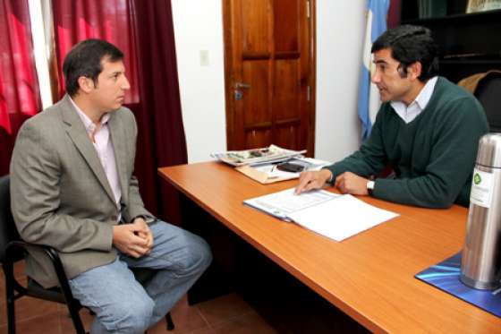 El Ministro de Seguridad se reunió con el Intendente de San Lorenzo