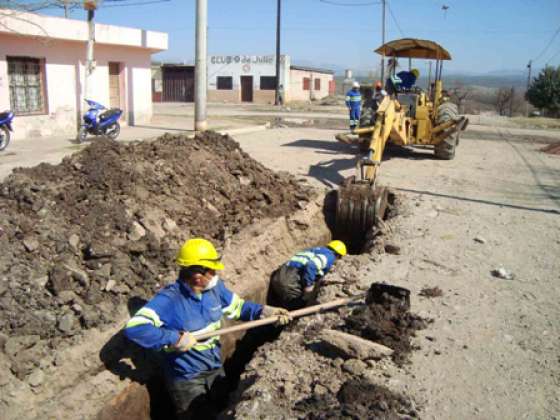 Aguas del Norte ejecuta obras en Rosario de la Frontera