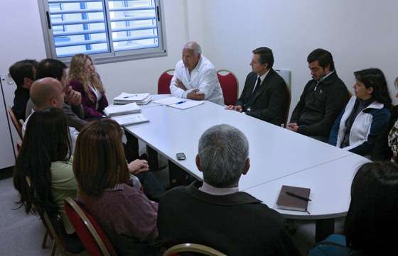 El responsable del Materno Infantil se reunió con representantes gremiales