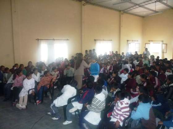 Talleres de prevención en escuelas de Campo Quijano