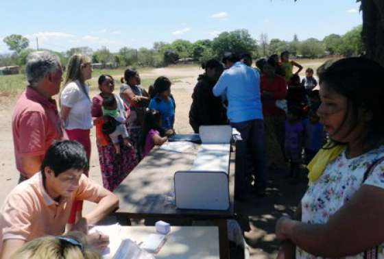 Entregaron módulos alimentarios a comunidades originarias