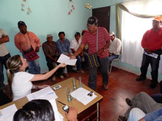 Derechos Humanos coordina acciones con la Mesa de Gestión Aborigen de Santa Victoria Este