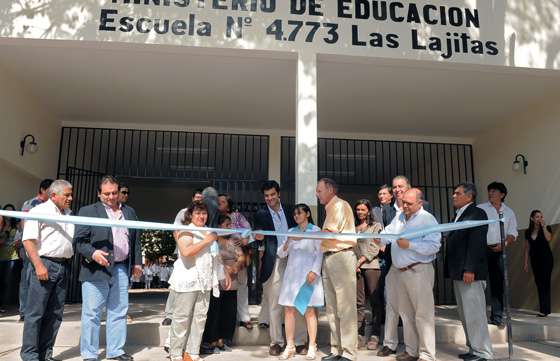 El Gobierno provincial inauguró obras de ampliación en la escuela 4773 de Las Lajitas